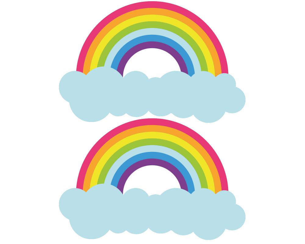 Regenbogen Fenstersticker